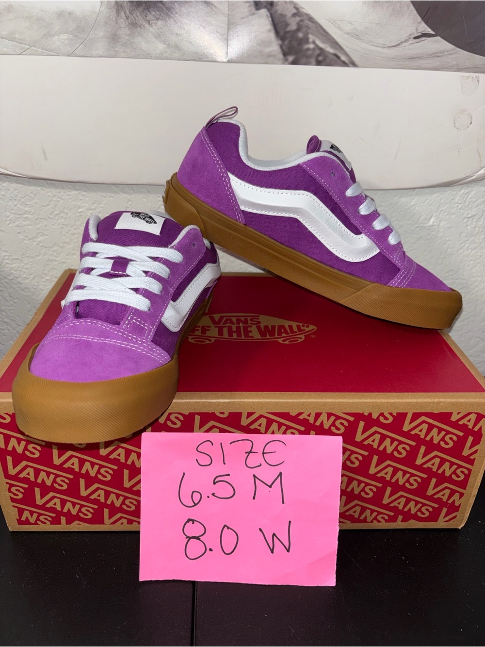 Vans Knu Skool sz 6.5 Men’s 8.0 Woman